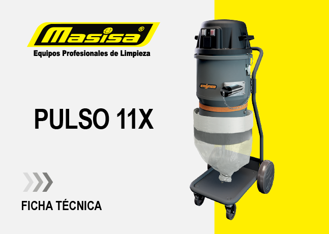 Especificaciones técnicas Aspiradora Industrial PULSO 11X