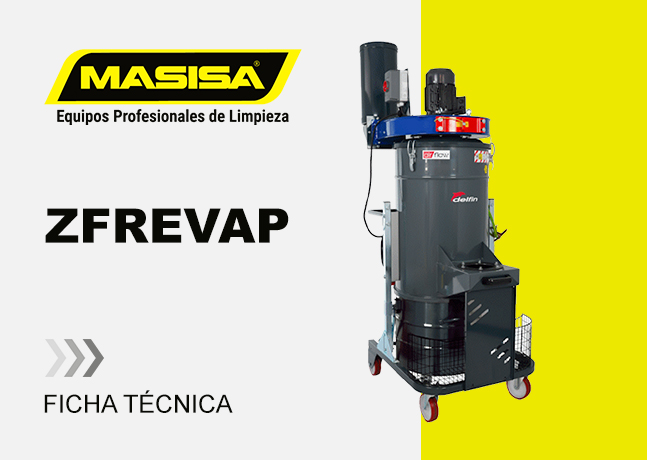 Especificaciones técnicas Aspiradora Industrial ZFREVAP