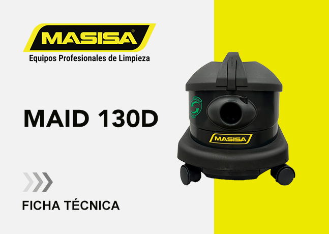Especificaciones técnicas Aspiradora Profesional Maid 130D