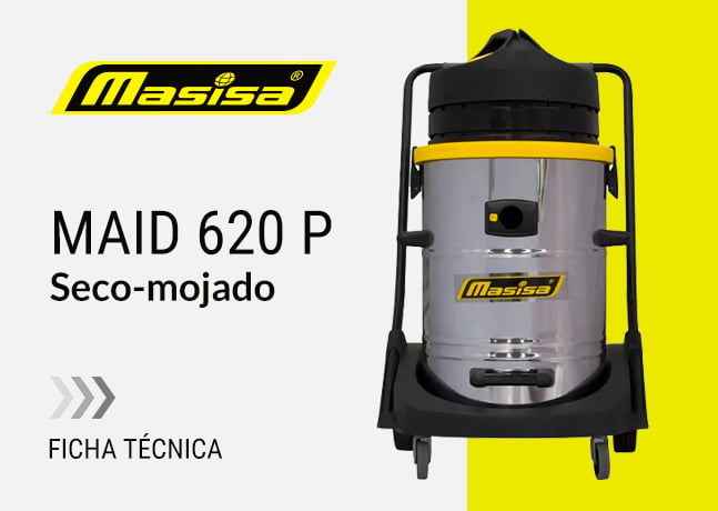 Especificaciones técnicas Maid 620 P <span>Seco-mojado</span>