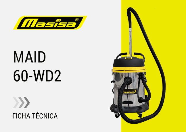 Especificaciones técnicas Aspiradora Industrial Maid 60 WD2