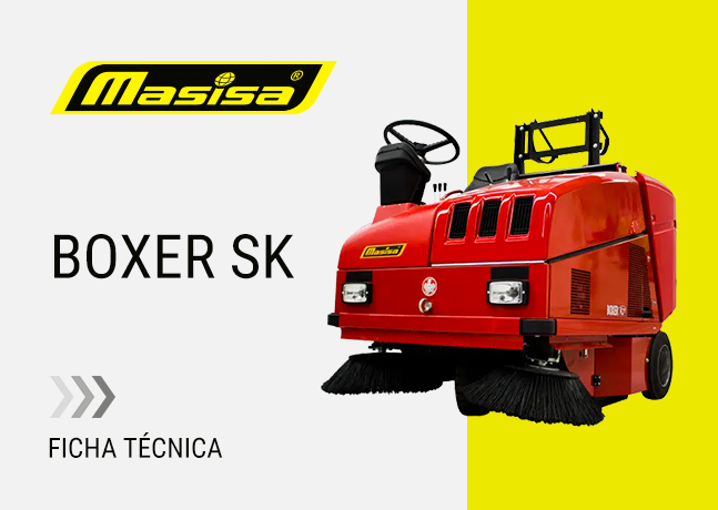 Especificaciones técnicas Barredora BOXER SK