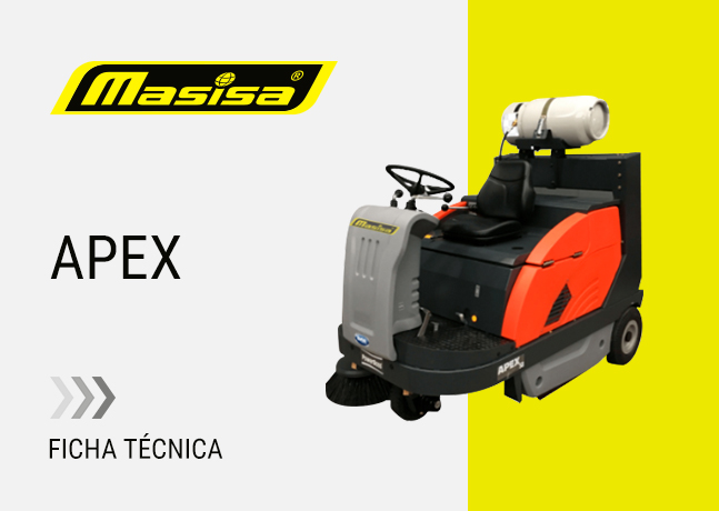 Especificaciones técnicas Barredora APEX 58